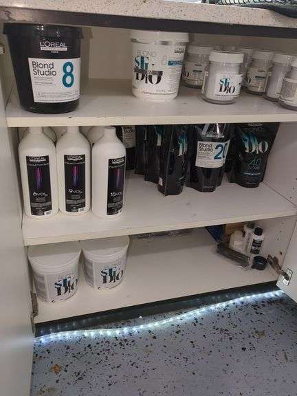 L'Oreal Blond Studio Hair Lightening and Developer Products, Contents Of Cabinet