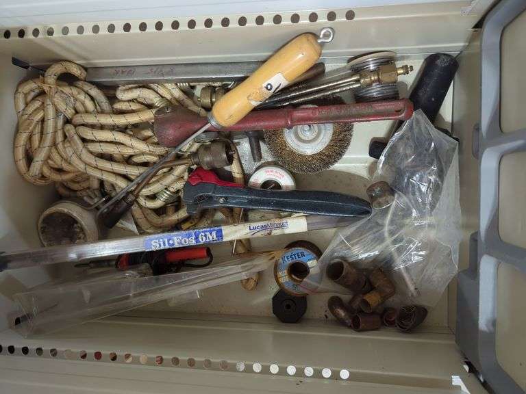 Hand Tools, Copper Fittings, Solder, Rope, and More