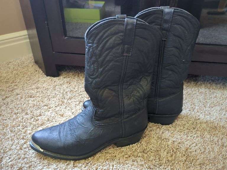 Laredo Men's Leather Cowboy Boots, Size 11D