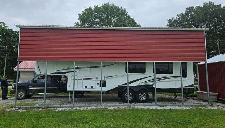 Steel RV Regular Roof Carport