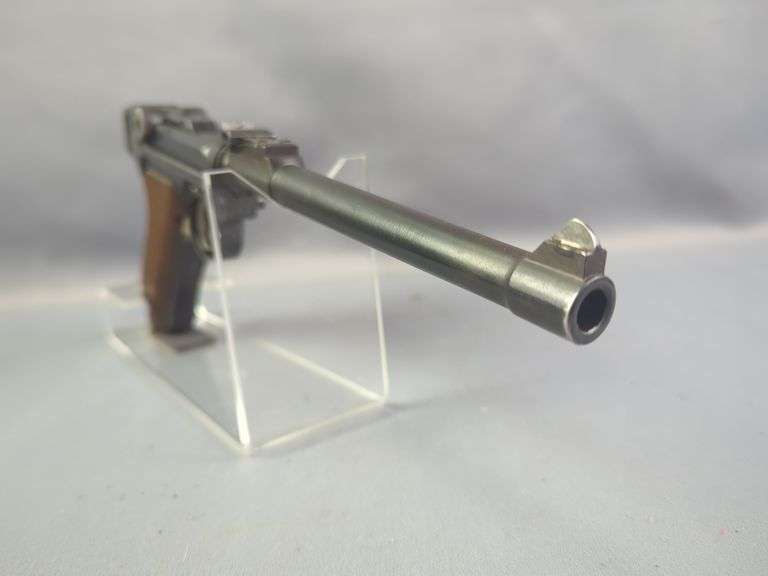 DWM 1918 Artillery Model Luger 9mm Pistol SN# 8107, In Leather Holster