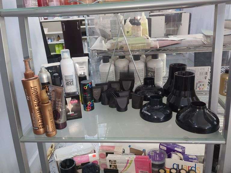 Back Bar Salon Professional Hair Care Products, Partially Full & Hair Dryer Diffusers