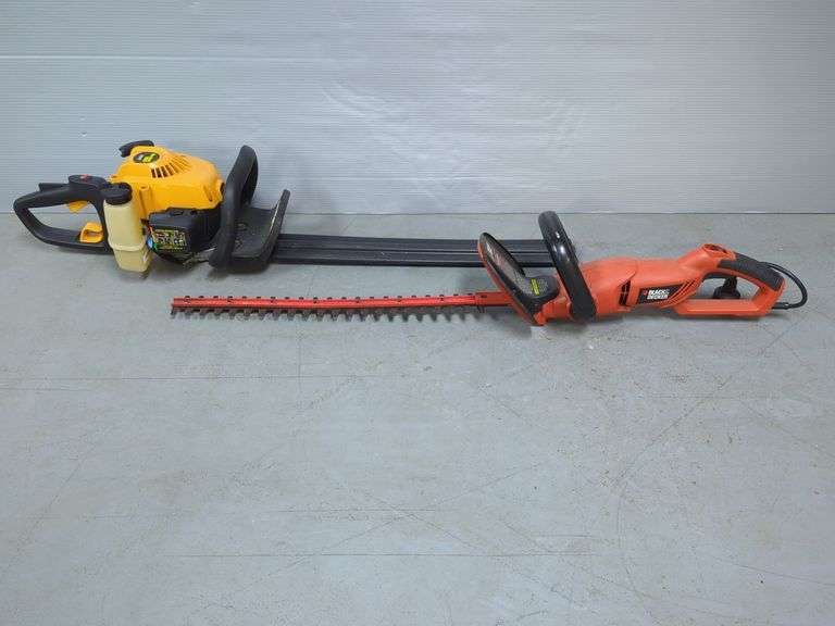 Poulan Pro PP2822 and Black & Decker Hedge Hog Hedge Trimmers