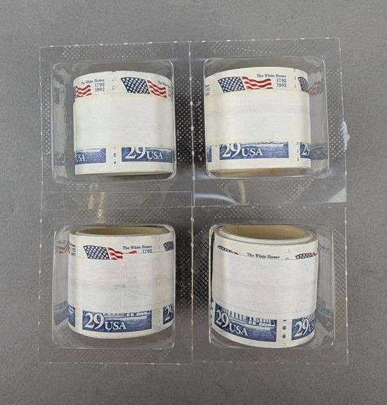 USA 29 Cent Flag Over White House Stamps