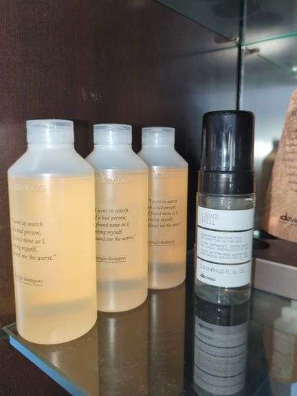 Davines Hair Care Including Shampoo, Qty 3 And Liquid Spell