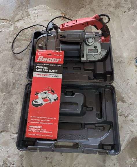 Bauer Variable Speed Deep Cut Bandsaw Kit, Model 1678E-B