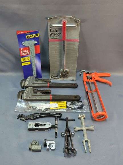 Variety of Plumbing Tools and Accessories