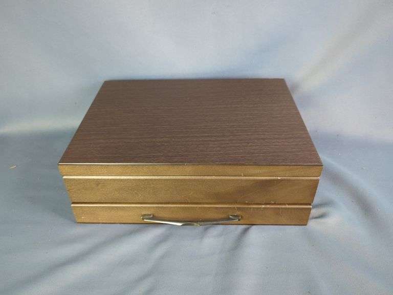 Towle Sterling Silver Flatware Set in Wooden Case