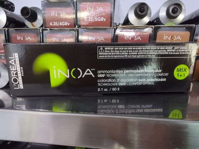 L'Oreal INOA Ammonia-Free Permanent Hair Color, Various Shades