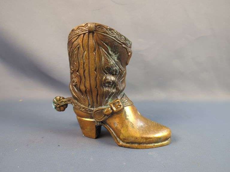 Collection Of Brass Cowboy Figurines