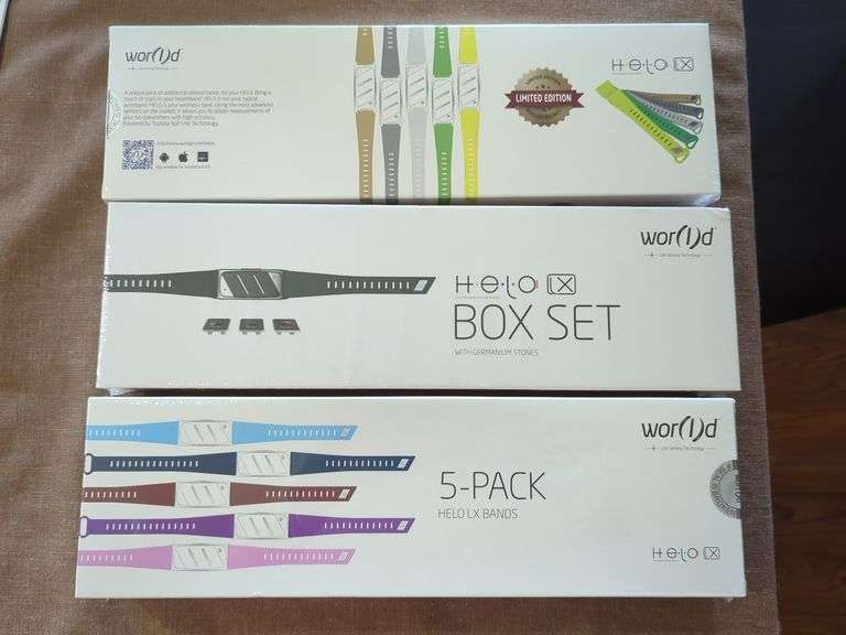 Helo LX Lifestyle Monitor Box Set And Band Packs, Qty 2