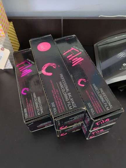 Cling Free ColorTrak Film Professional Balayage Hair Coloring Film 500' Rolls, Qty 5