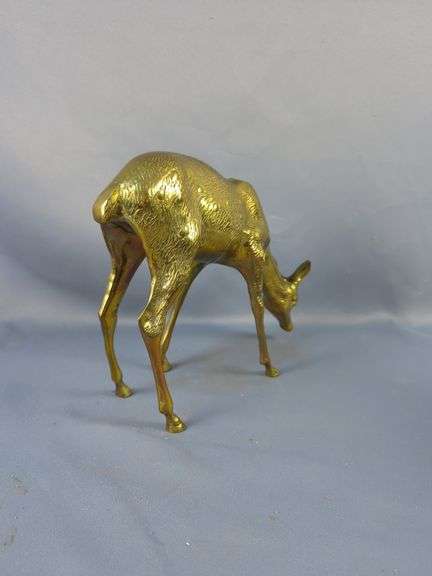 Brass Deer Figures