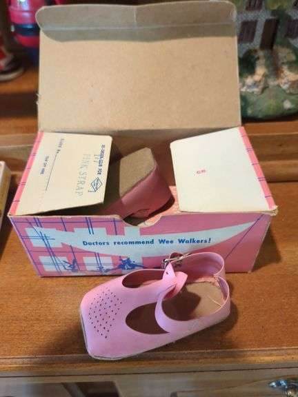 Lily Hi-Lo Looper Loom, Elvis Presley Souvenir Playing Cards, and Wee Walker Baby Shoes