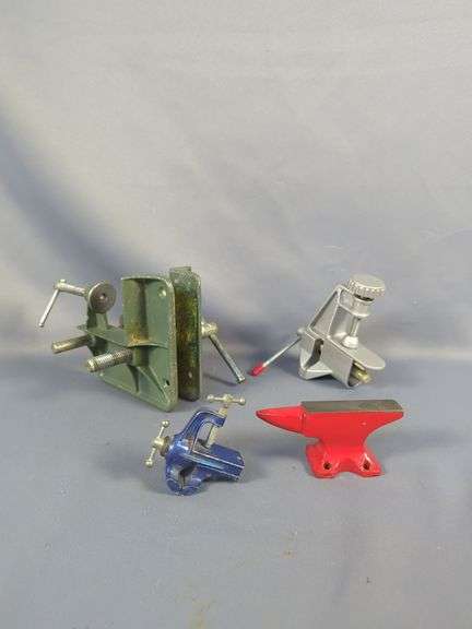 Miniature Vises and Anvil