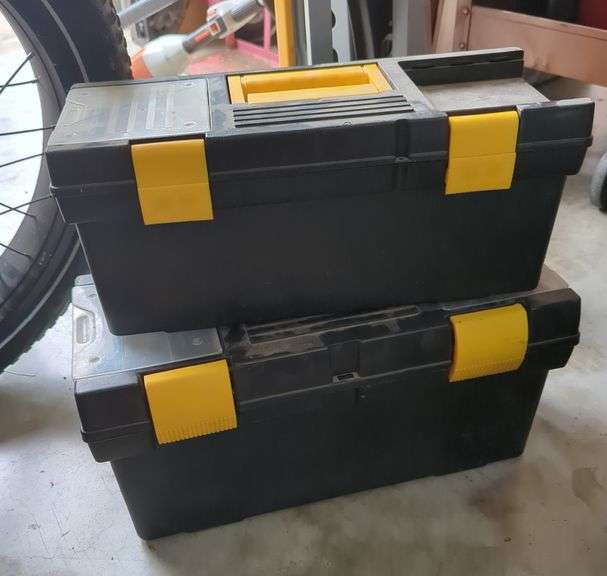 Polyvinyl Toolboxes, Qty 2