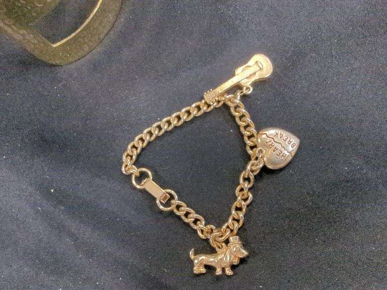 Ladies Gold Toned Bracelets Bangles, Cuffs, and Chain Link, Total Qty 14