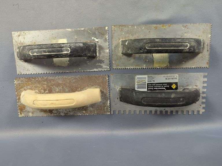 Tile Installation Tools: QEP 12" Tile Cutter, Trowels, and Scrapers