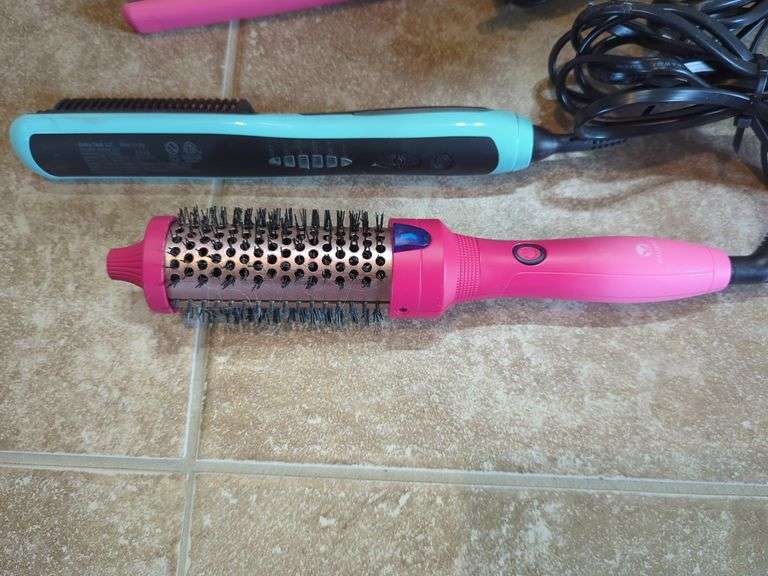 Calista Hair Styling Tools, Qty 2 And Mini Flat Iron