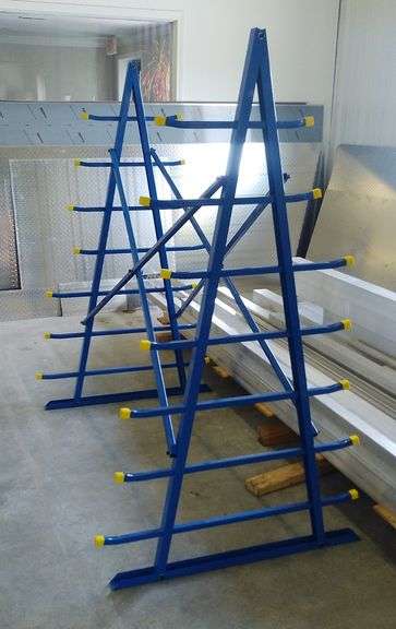 Double Sided Material Rack