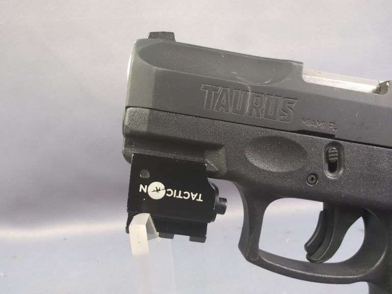 Brazil Taurus Armas/ Taurus PT111 G2 A 9mm  Pistol SN# TMW79836, Tacticon Laser With Missing Battery Cover