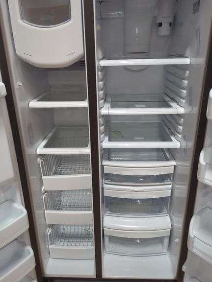 GE Profile Stainless Steel Side-by-Side Refrigerator, Model PSS28KSHECSS