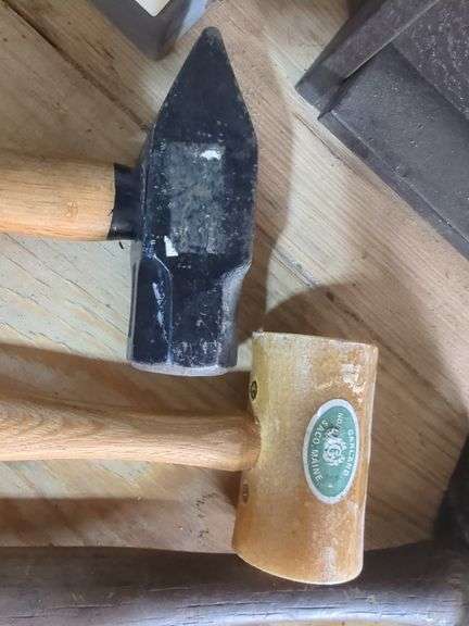 Assorted Hammer Lot - Club Hammer, Mallet, Wedge, Qty 5