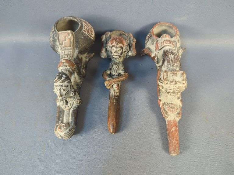 Ceramic/Clay Figurative Pipes
