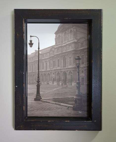 Paris Street Scene Framed Print
