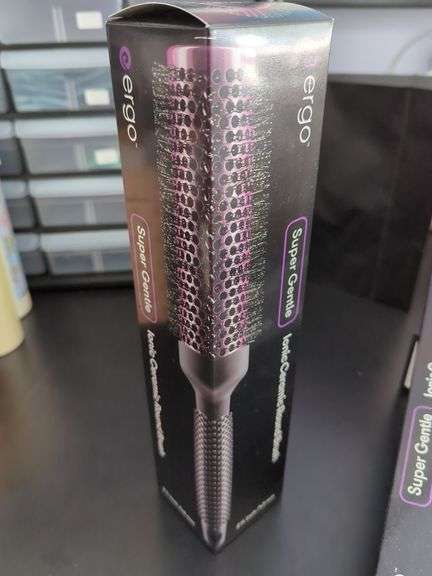 Ergo Super Gentle Ionic Ceramic Round Brushes, Qty 3
