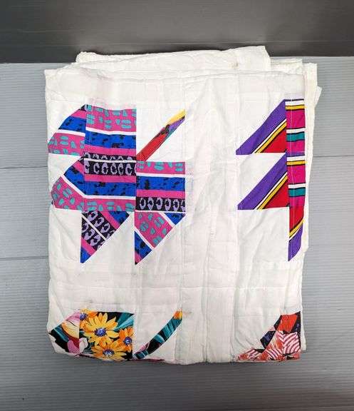 Quilts, Pillow, and Porcelain Doll