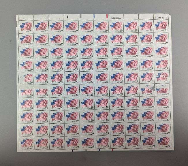 US Postage Stamps Sheets