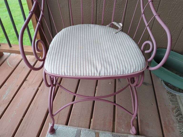 Wrought Iron Outdoor Chair