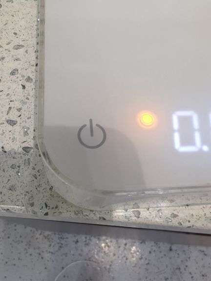 Acaia Pearl Cordless Rechargeable Digital Scale, Powers On