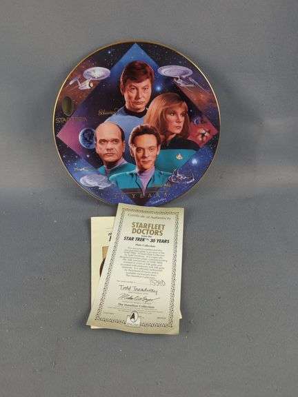 The Hamilton Collection - Starfleet Doctors Plate Collection