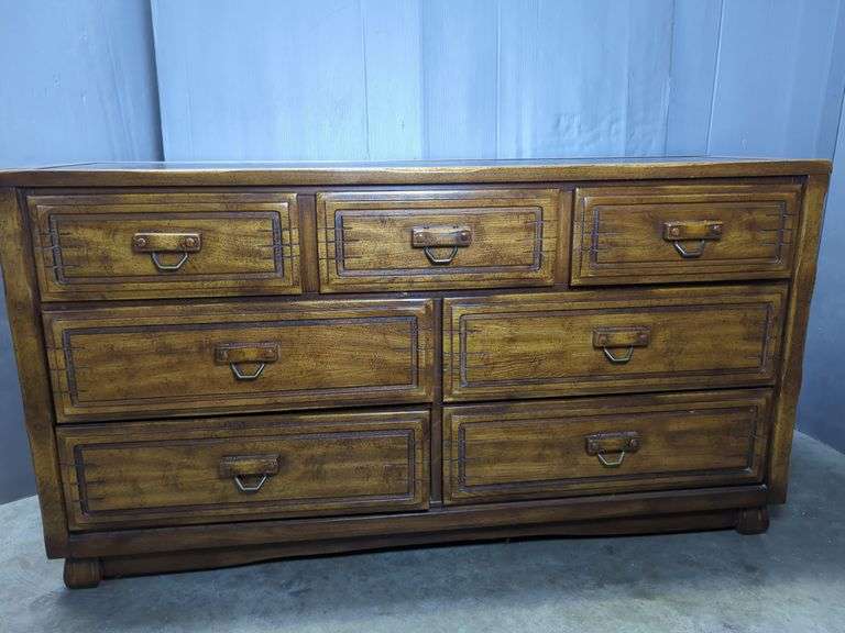 Dresser with Black Top