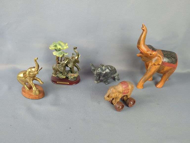Assorted Elephant Figurines