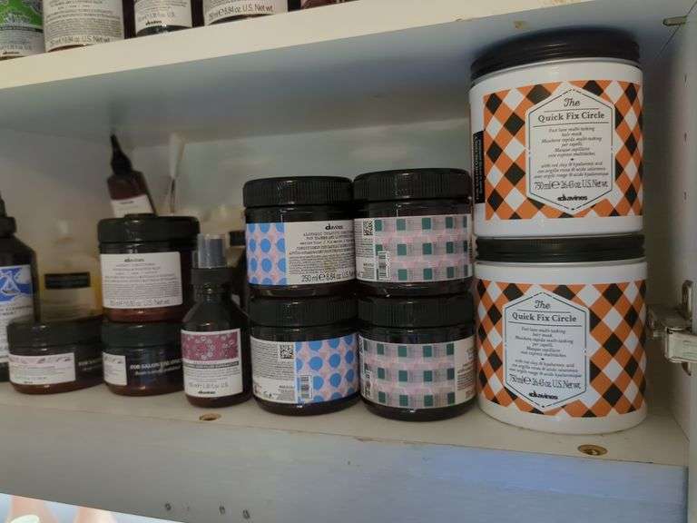Davines Professional Hair Care Product Back Bar Assortment, Contents Of Shelf