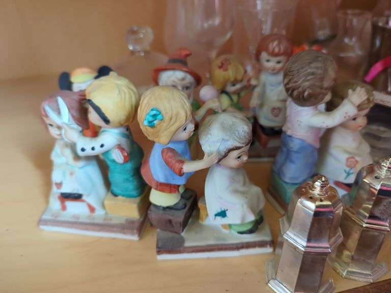 Collectible Figurines, Glassware, Luminarc Candle Holders And More