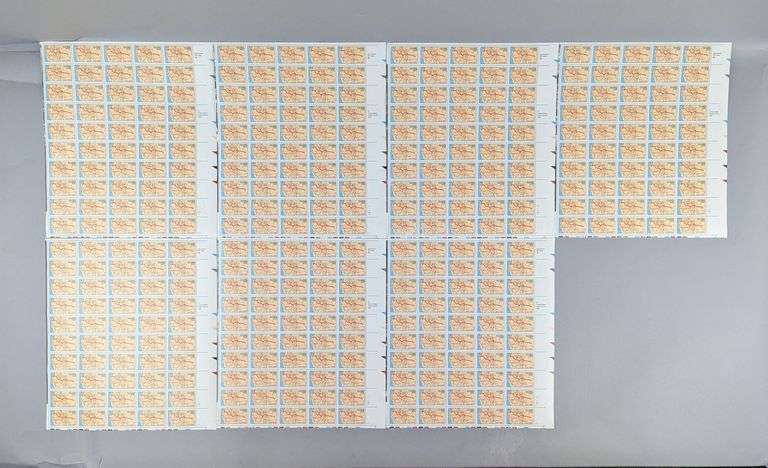 US Postage Stamps: Oregon Trail 29 Cent Sheets