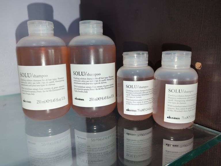 Davines SOLU/shampoo Clarifying Solution Shampoo, Qty 4