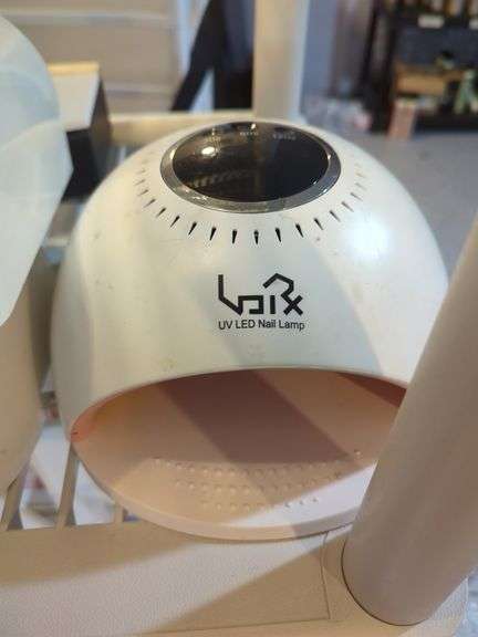 Spa Equipment Including UV LED Nail Lamp, Steam Setter, and More