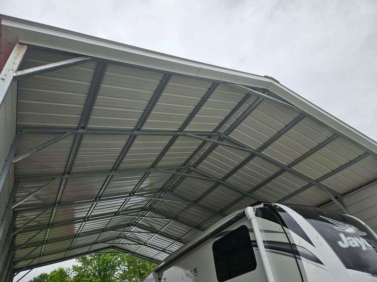 Steel RV Regular Roof Carport