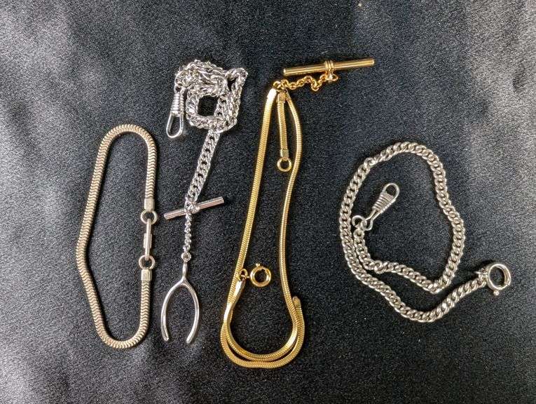 Pocket Watch Chains, Qty. 5