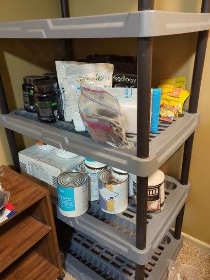 Shakeology, Flour, Supplements, and More, Contents Of Shelving