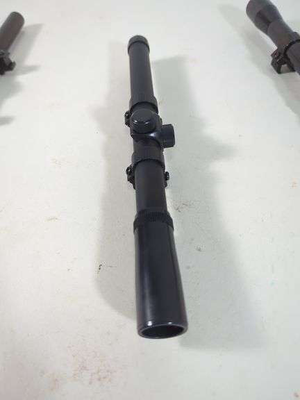 BSA R 3-7x20 Scope, Daisy 4x15 Scope, And Unmarked Scope