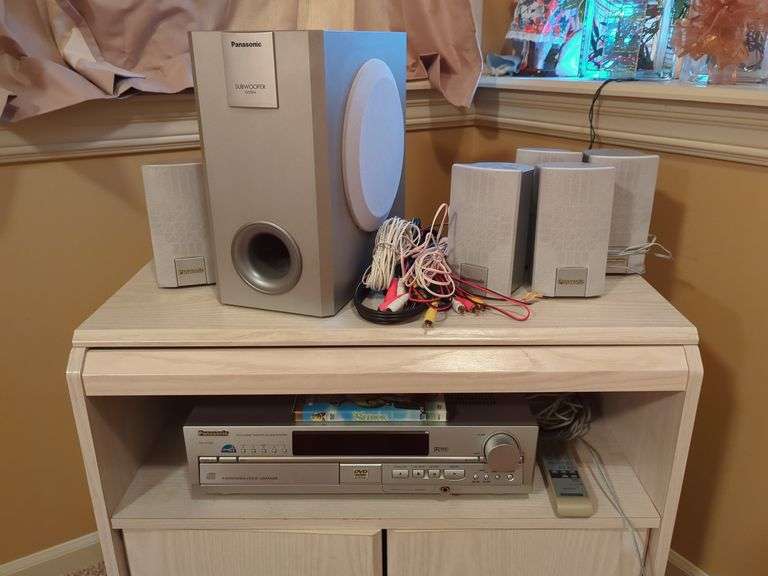 Panasonic Home Theater Sound System with Subwoofer and DVD Player