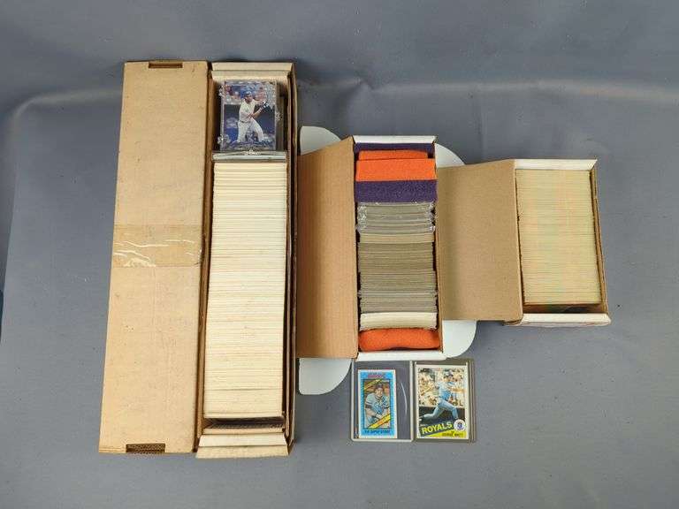 Topps Kansas City Royals Baseball Cards 1980's & 90's