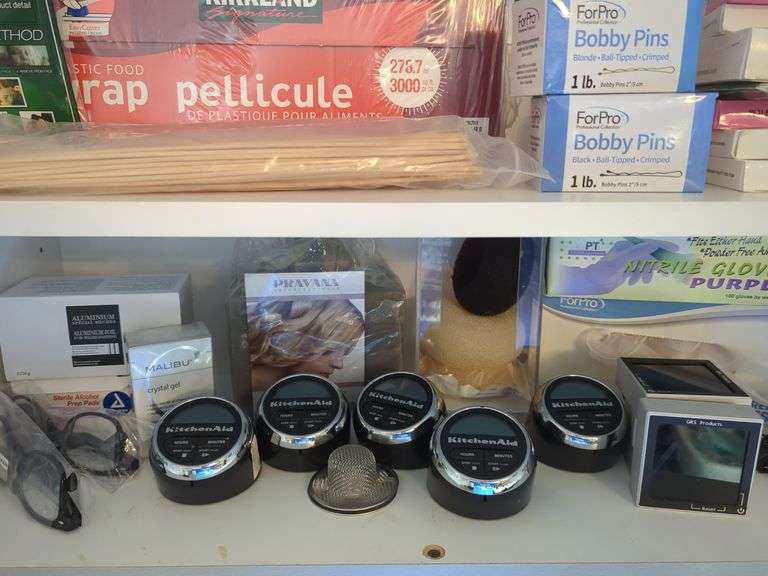 Salon and Spa Supplies Including, Gloves, Bobby Pins, Face Film, and More