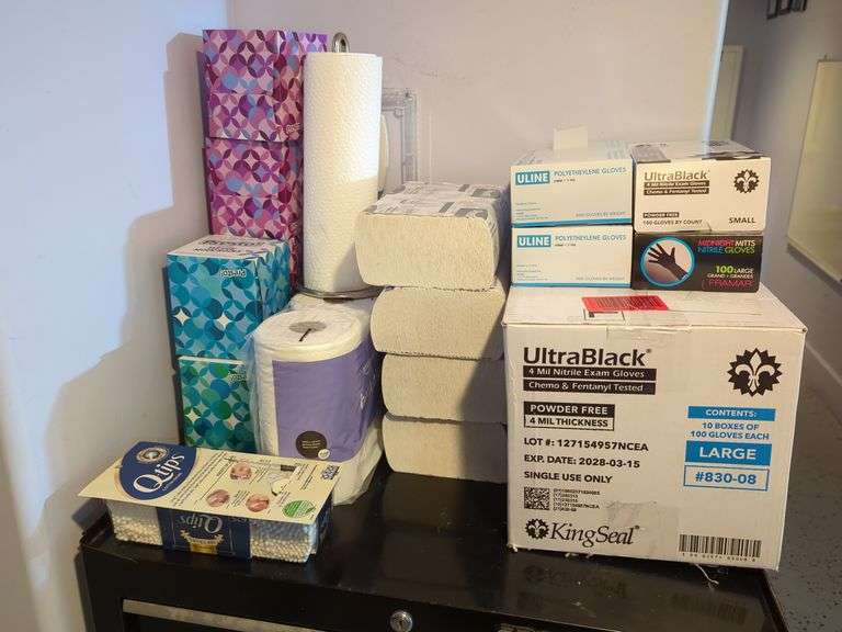 Paper Products Including Facial Tissues, Paper Towels, Gloves